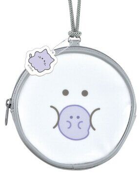 CRUX Obakene Ghost Clear Coin Purse with Strap | NWT